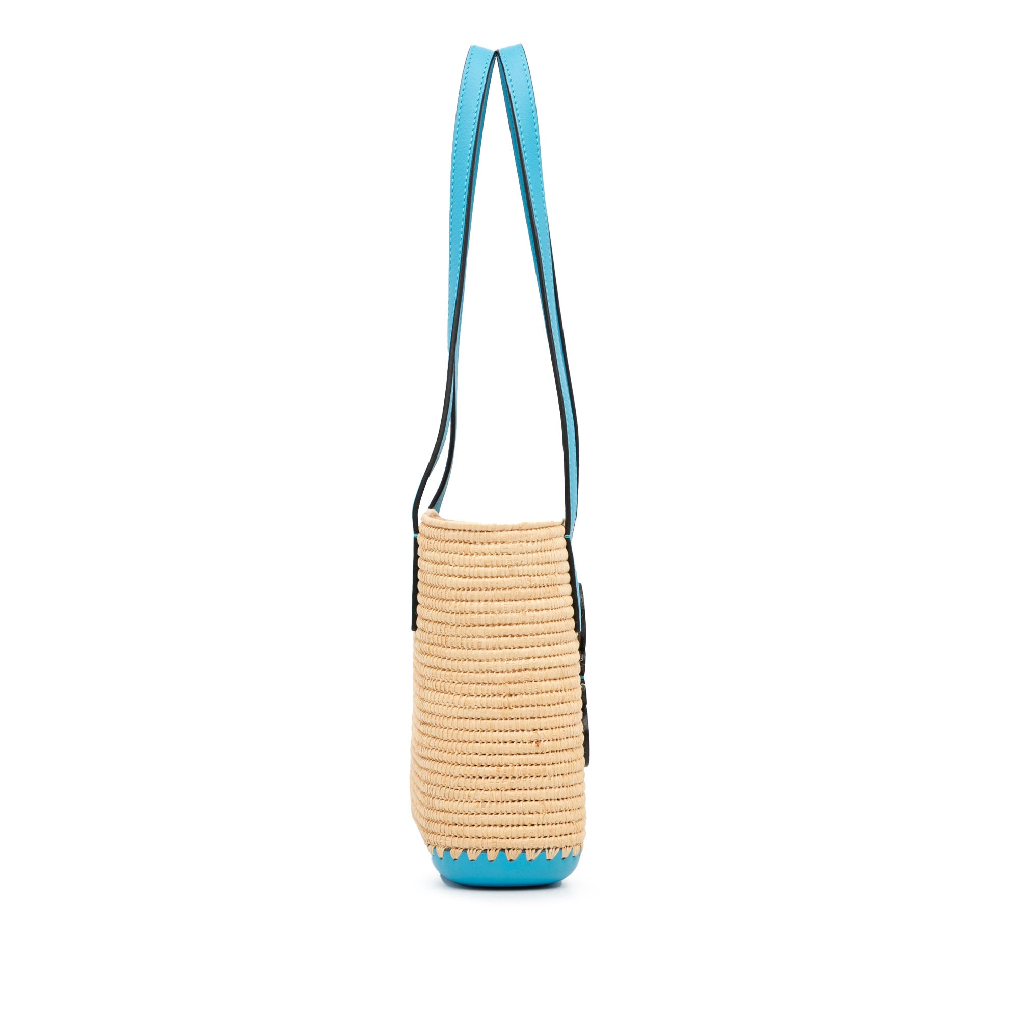 Raffia Square Basket Tote_2