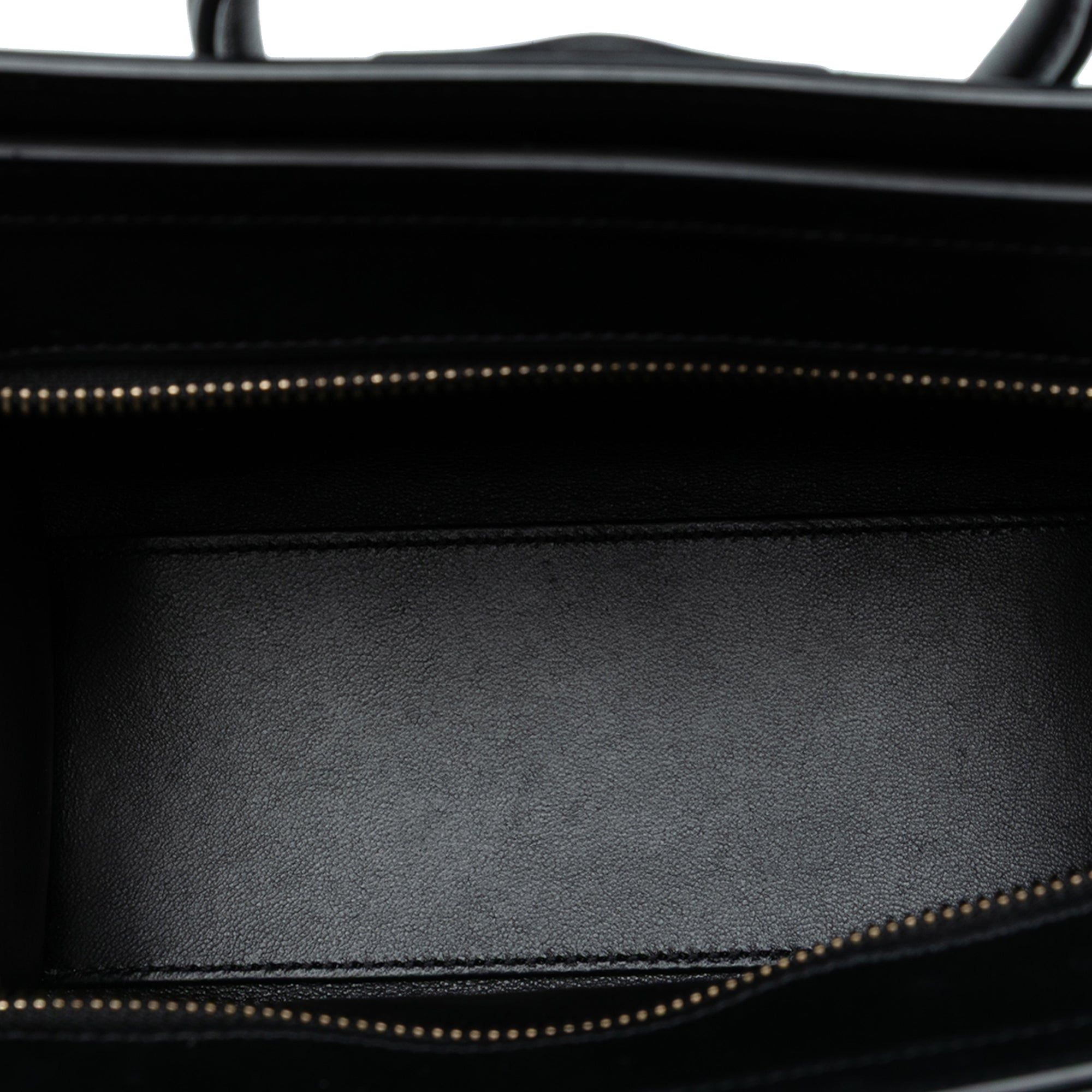 Nano Tricolor Leather Luggage Tote