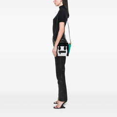 Nano Tricolor Leather Luggage Tote