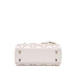 Mini Lambskin Cannage Lucky Star Studded Lady Dior