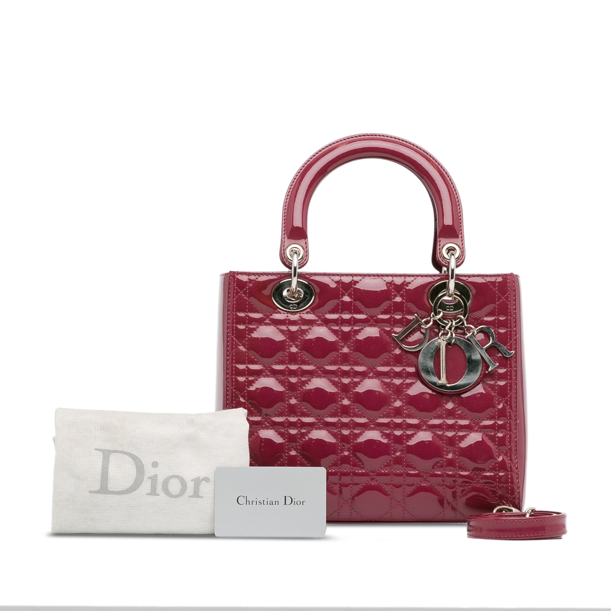 Medium Patent Cannage Lady Dior_9