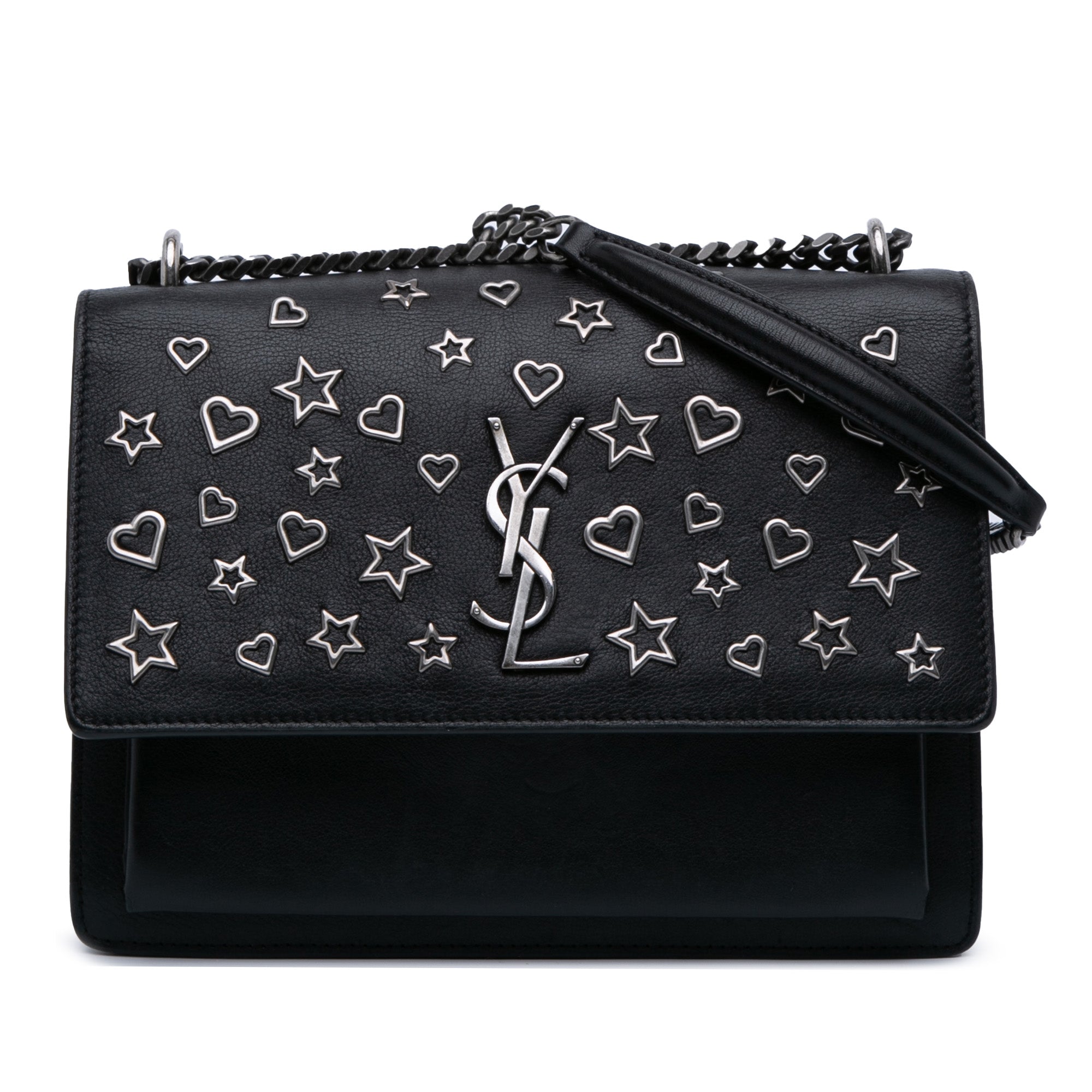 Medium Leather Monogram Stars and Hearts Sunset Crossbody