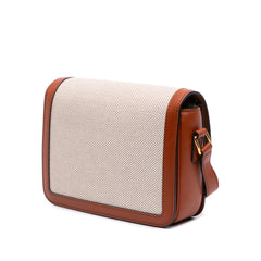 Teen Canvas and Calfskin Triomphe Crossbody