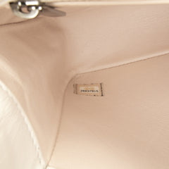 CC Stitched Calfskin Chain Flap