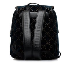 GG Velvet Double Buckle Backpack_2