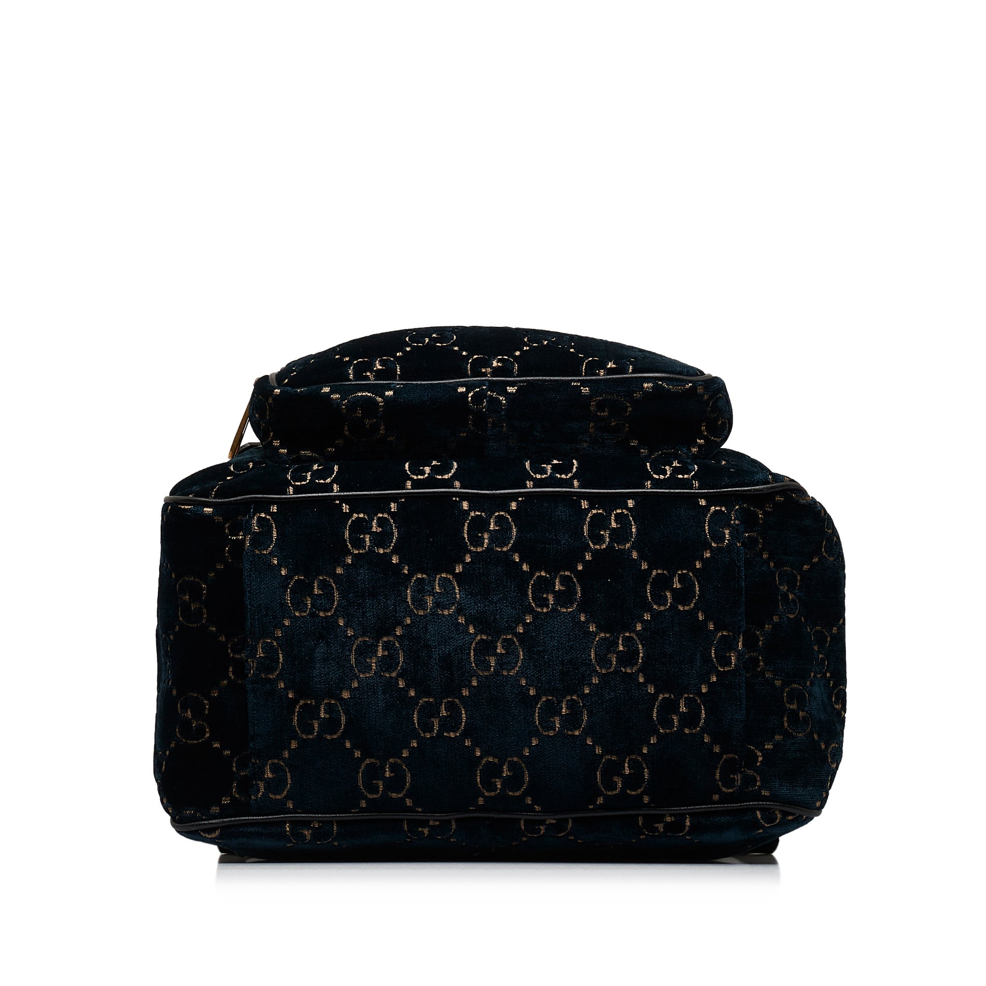 GG Velvet Double Buckle Backpack_3