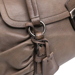Royal Calf Pushlock Shoulder Bag