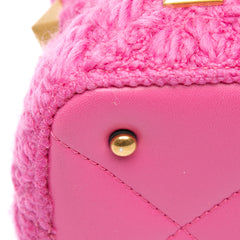 Small Woven Wool Roman Stud The Handle Bag