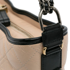 Medium Bicolor Lambskin Gabrielle Crossbody