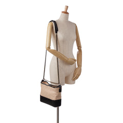 Medium Bicolor Lambskin Gabrielle Crossbody