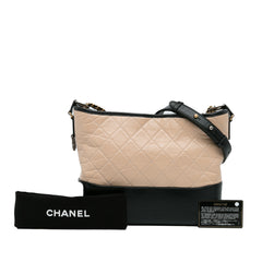 Medium Bicolor Lambskin Gabrielle Crossbody