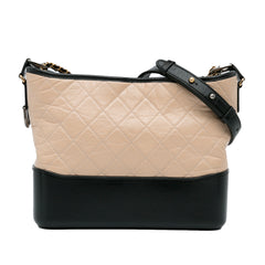 Medium Bicolor Lambskin Gabrielle Crossbody