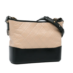Medium Bicolor Lambskin Gabrielle Crossbody