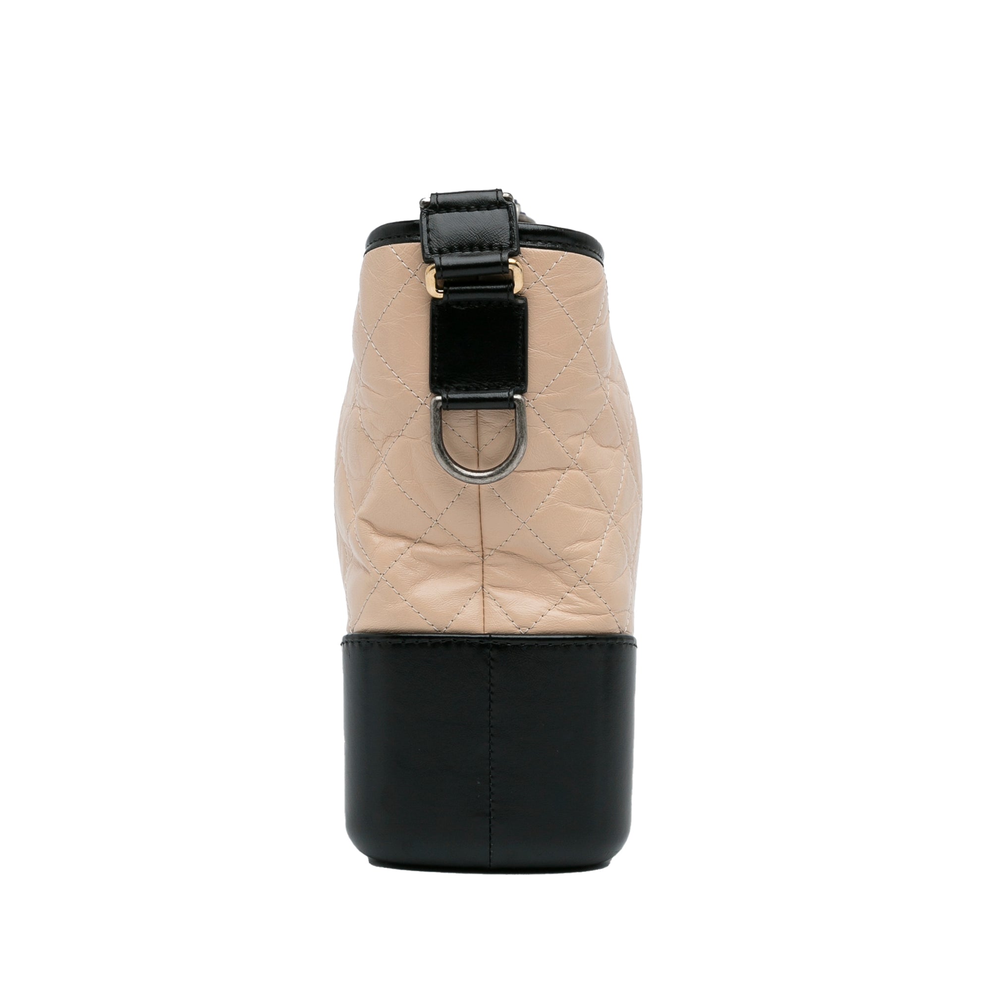 Medium Bicolor Lambskin Gabrielle Crossbody