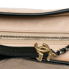 Medium Bicolor Lambskin Gabrielle Crossbody