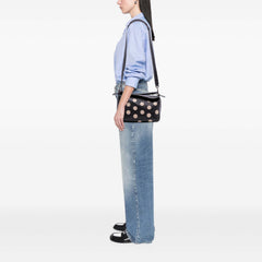 Medium Calfskin Polka Dot Puzzle Satchel