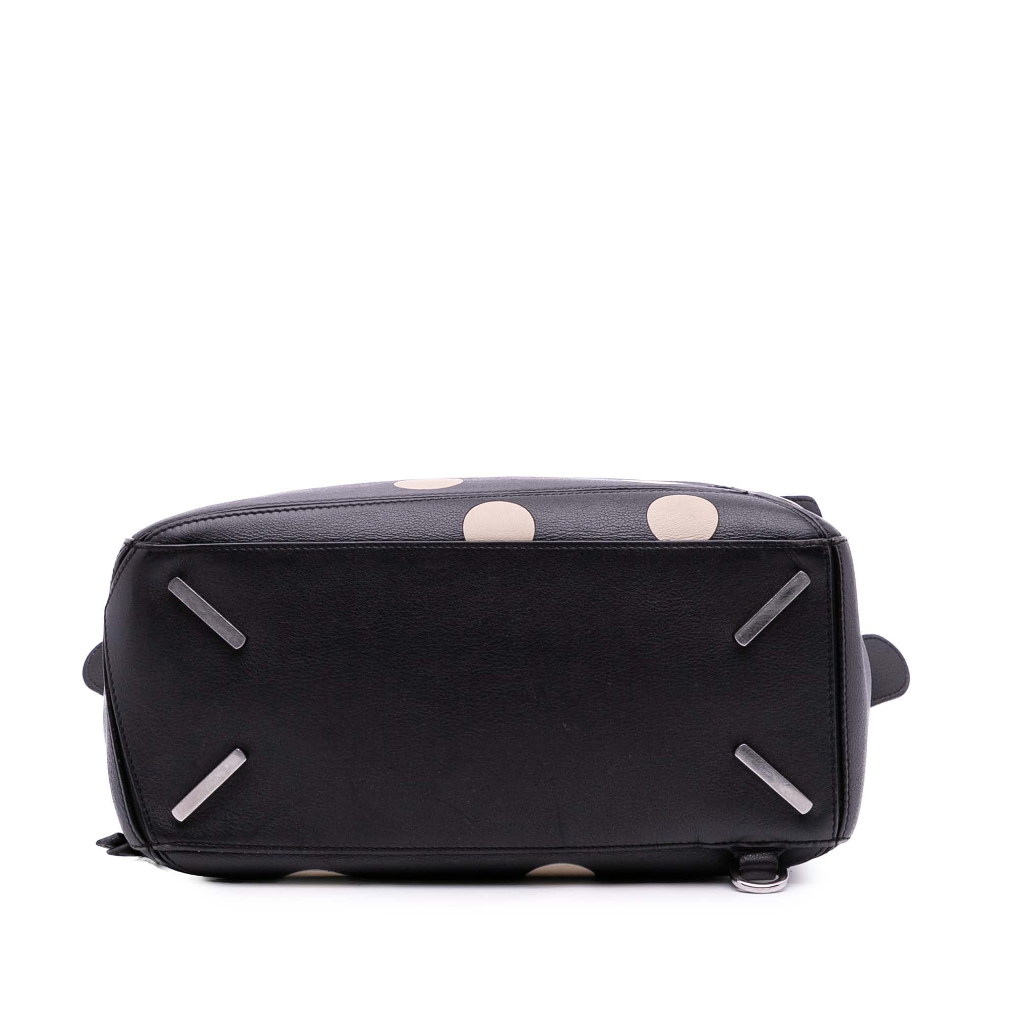 Medium Calfskin Polka Dot Puzzle Satchel