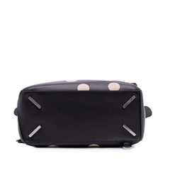 Medium Calfskin Polka Dot Puzzle Satchel