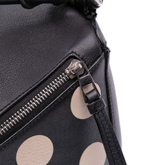 Medium Calfskin Polka Dot Puzzle Satchel