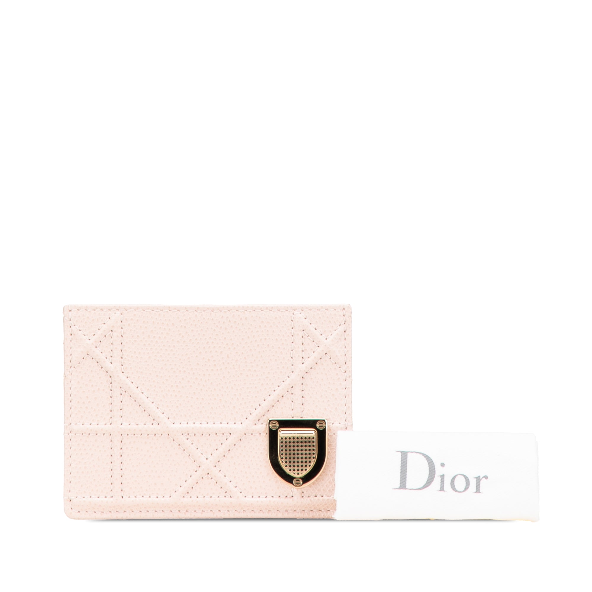 Grained Calfskin Diorama Card Holder