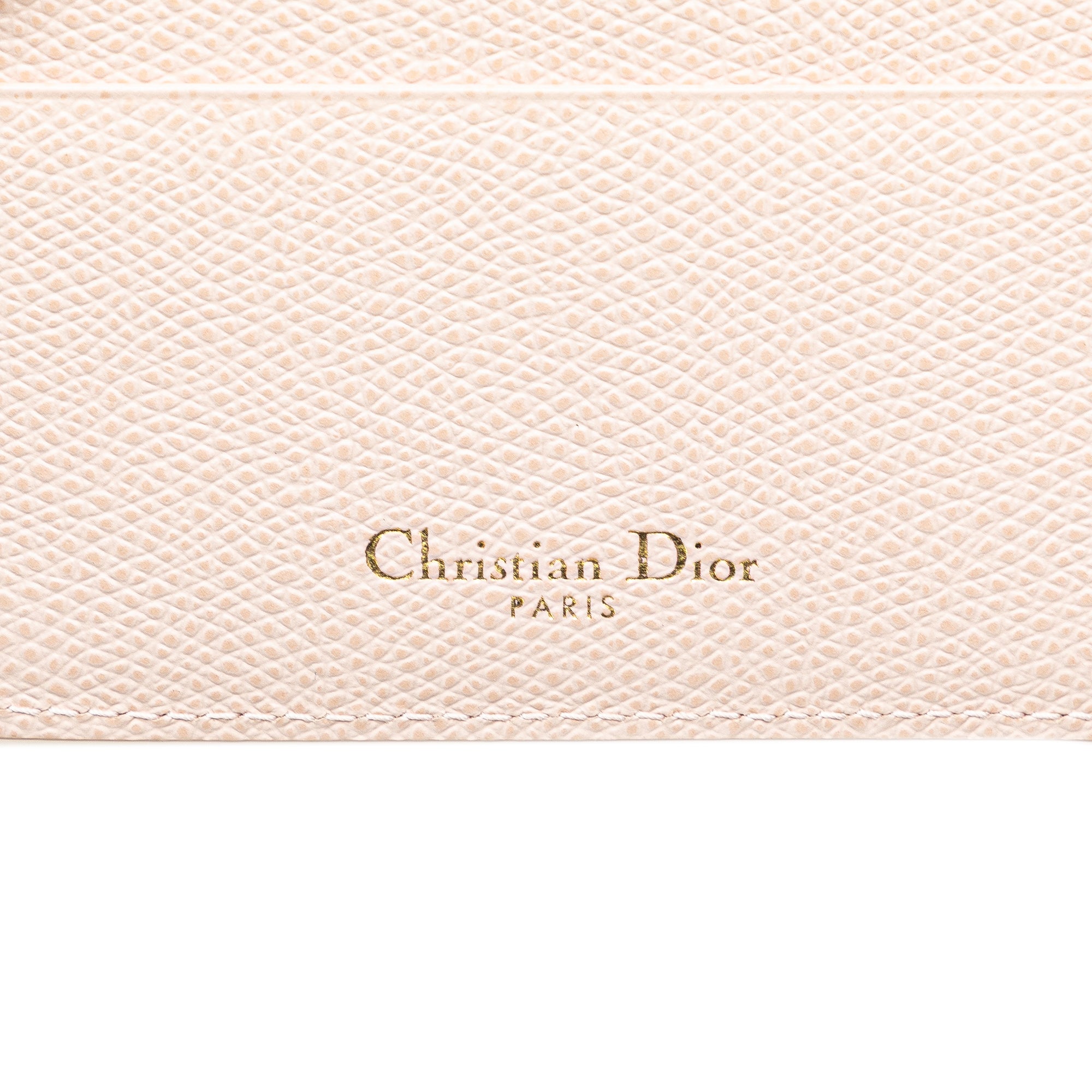 Grained Calfskin Diorama Card Holder