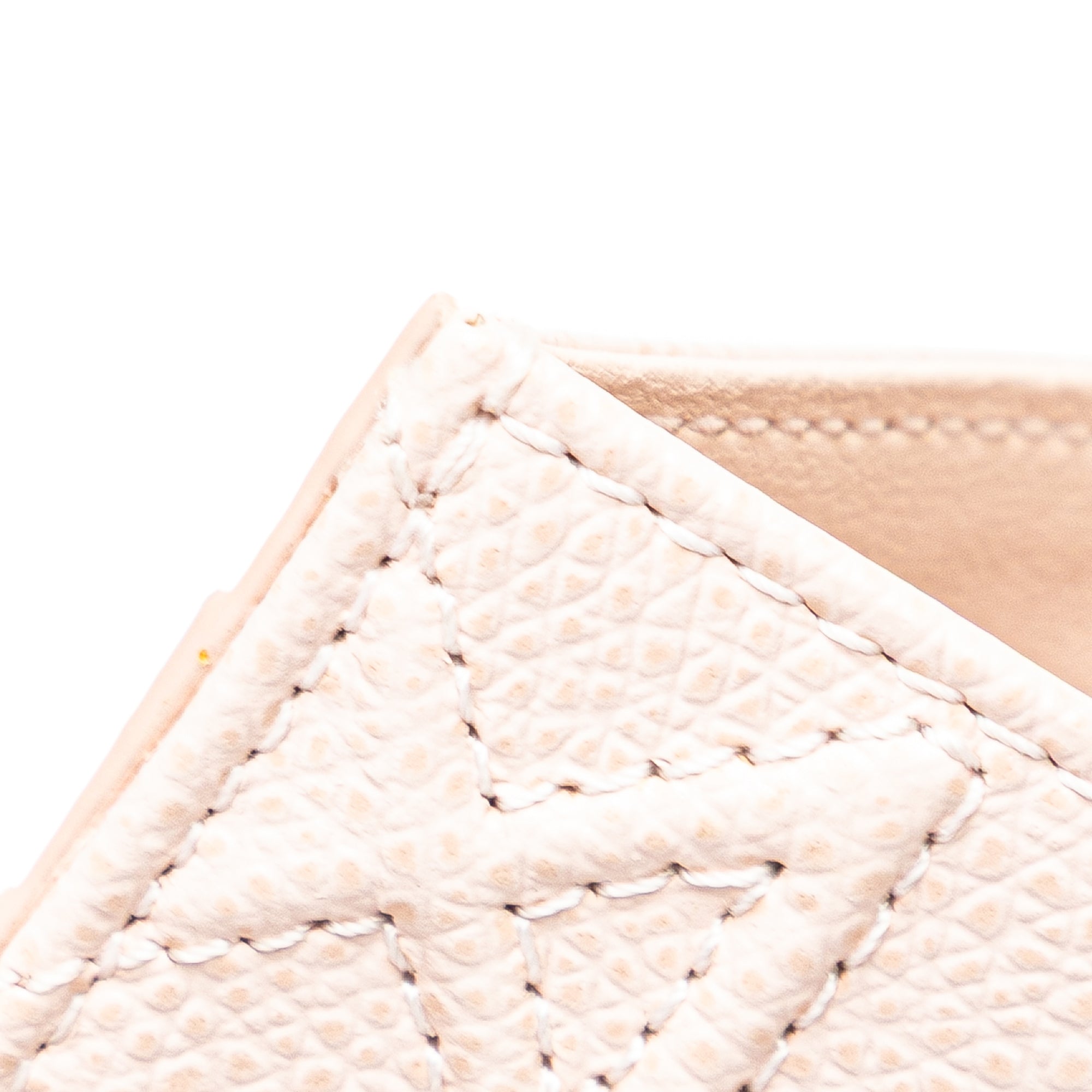 Grained Calfskin Diorama Card Holder