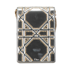 Metallic Studded Calfskin Vertical Diorama