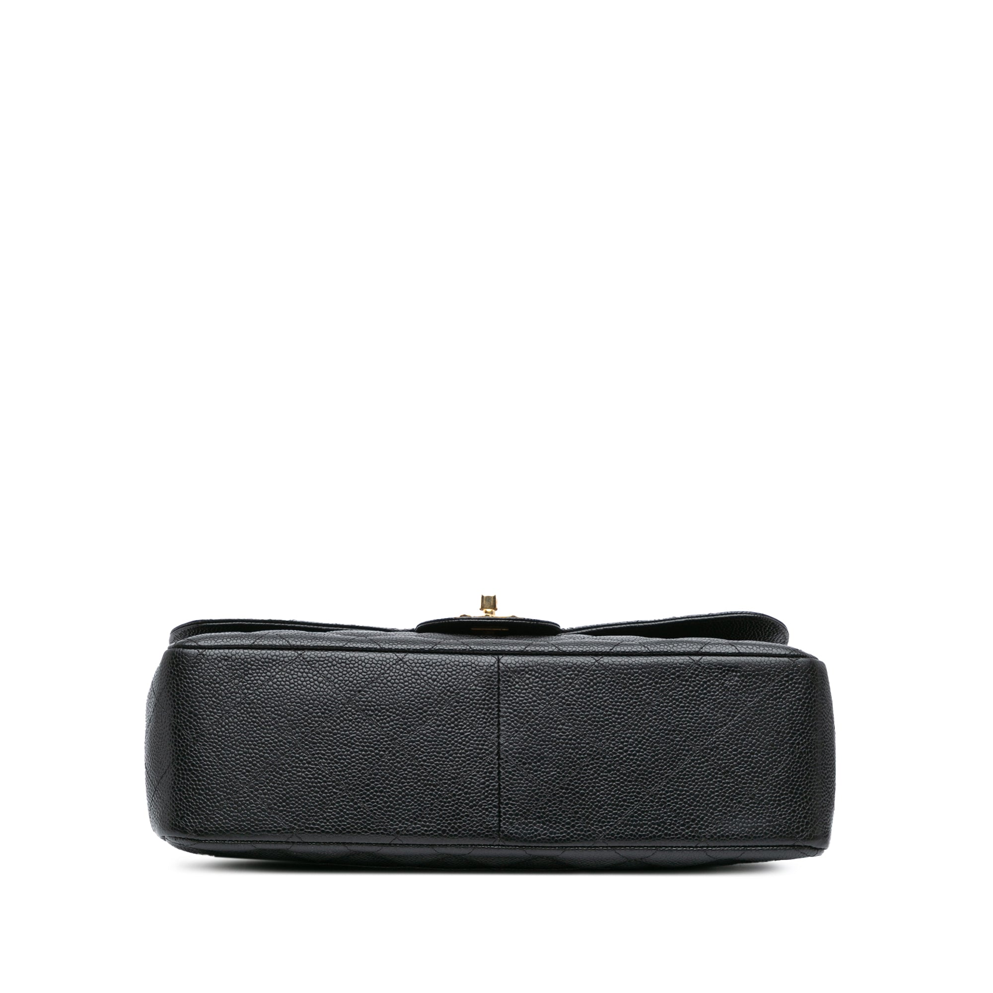 Jumbo Classic Caviar Double Flap