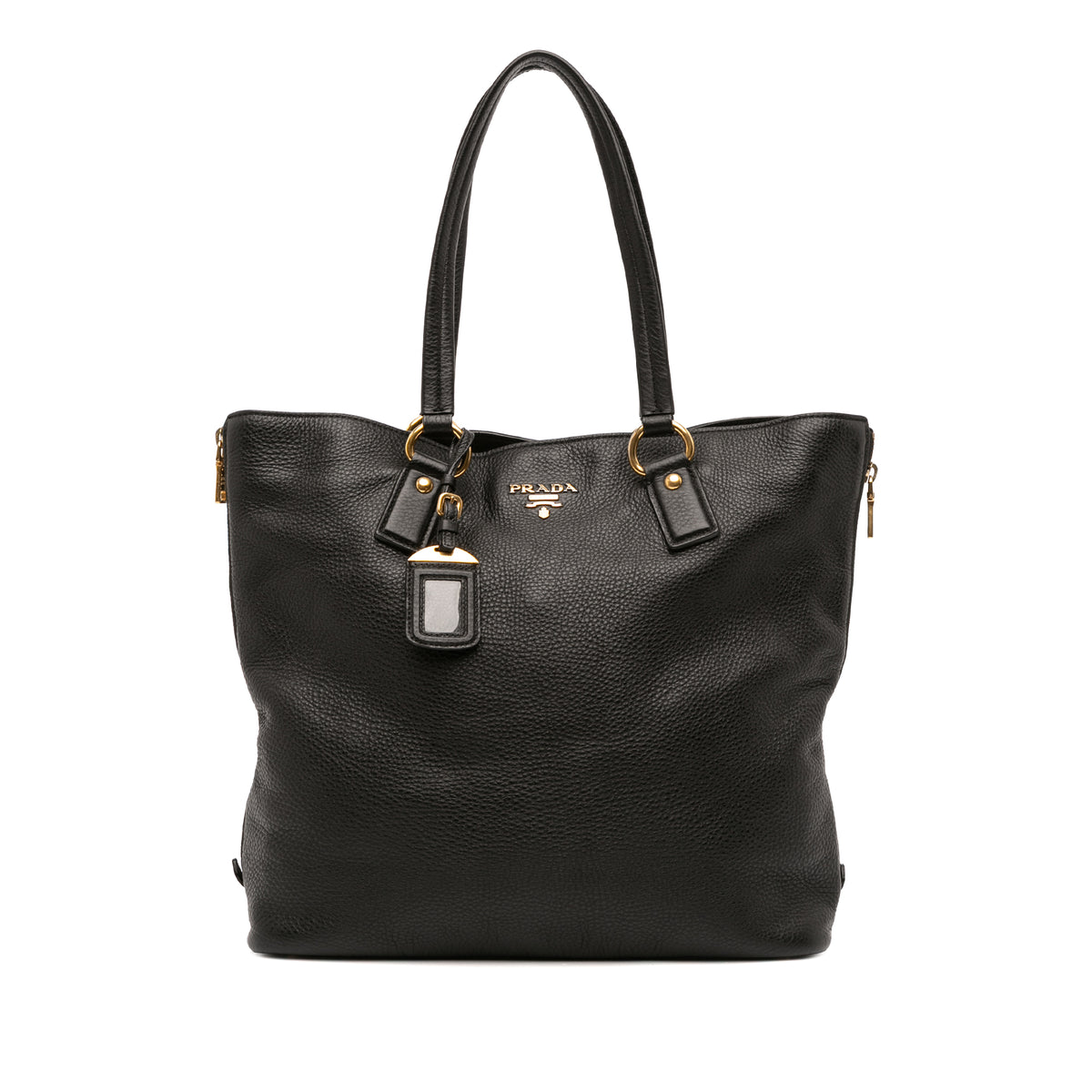 Vitello Daino Side Zip Tote