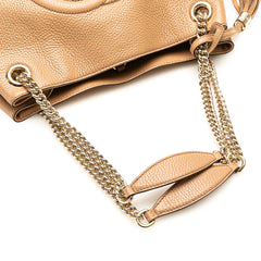 Medium Leather Soho Chain Tote