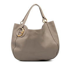 Medium Pebbled Calfskin Twill Tote