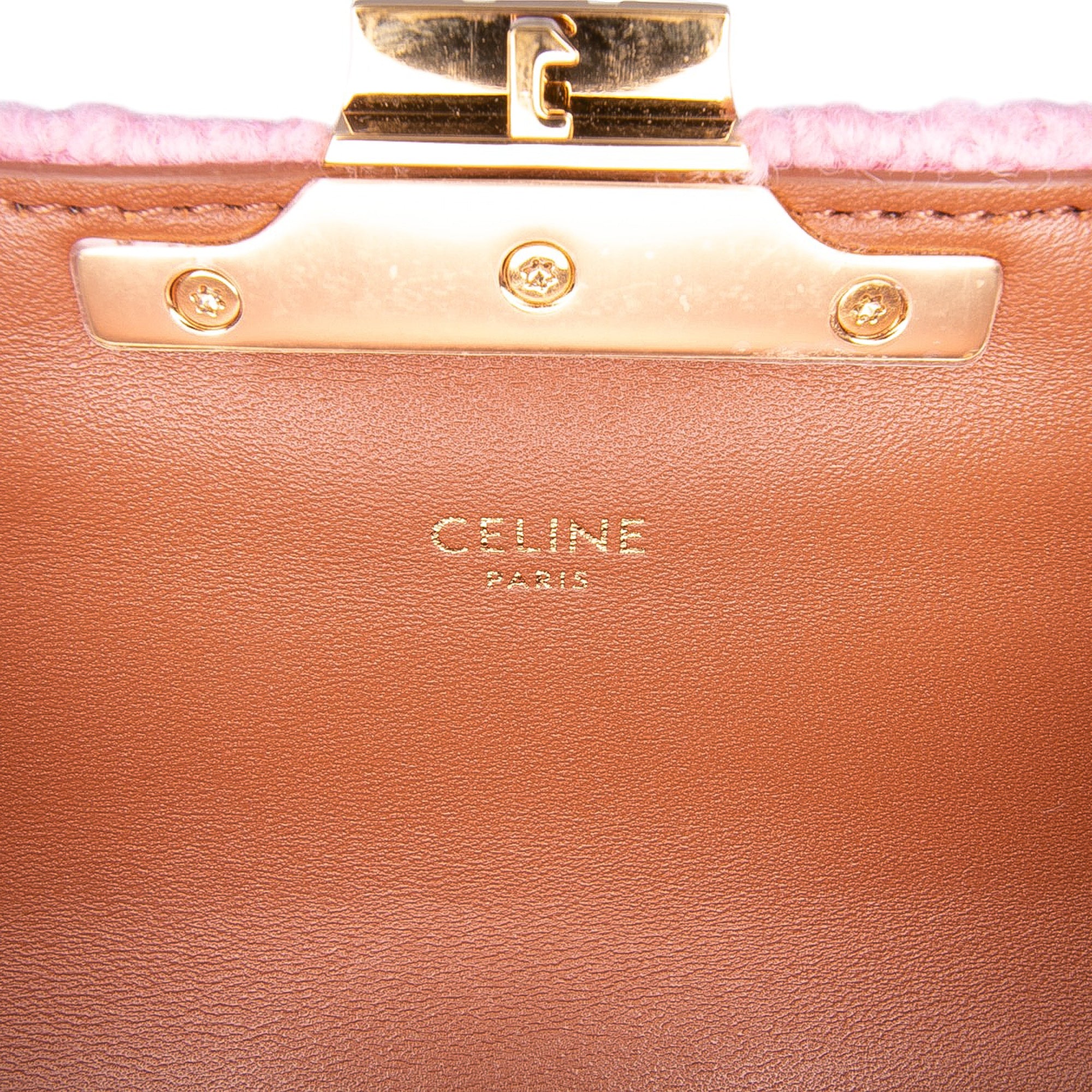 Tweed Claude Chain Shoulder Bag