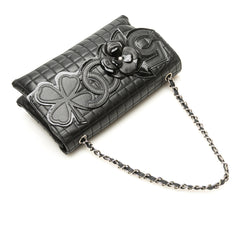Choco Bar Calfskin No. 5 Camellia CC Shoulder Bag