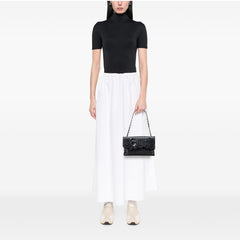 Choco Bar Calfskin No. 5 Camellia CC Shoulder Bag