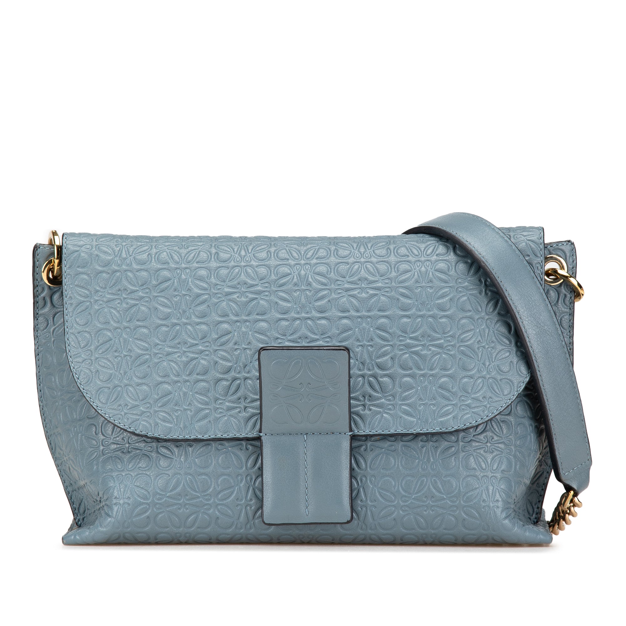 Leather Repeat Anagram Avenue Crossbody