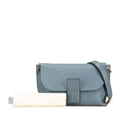 Leather Repeat Anagram Avenue Crossbody