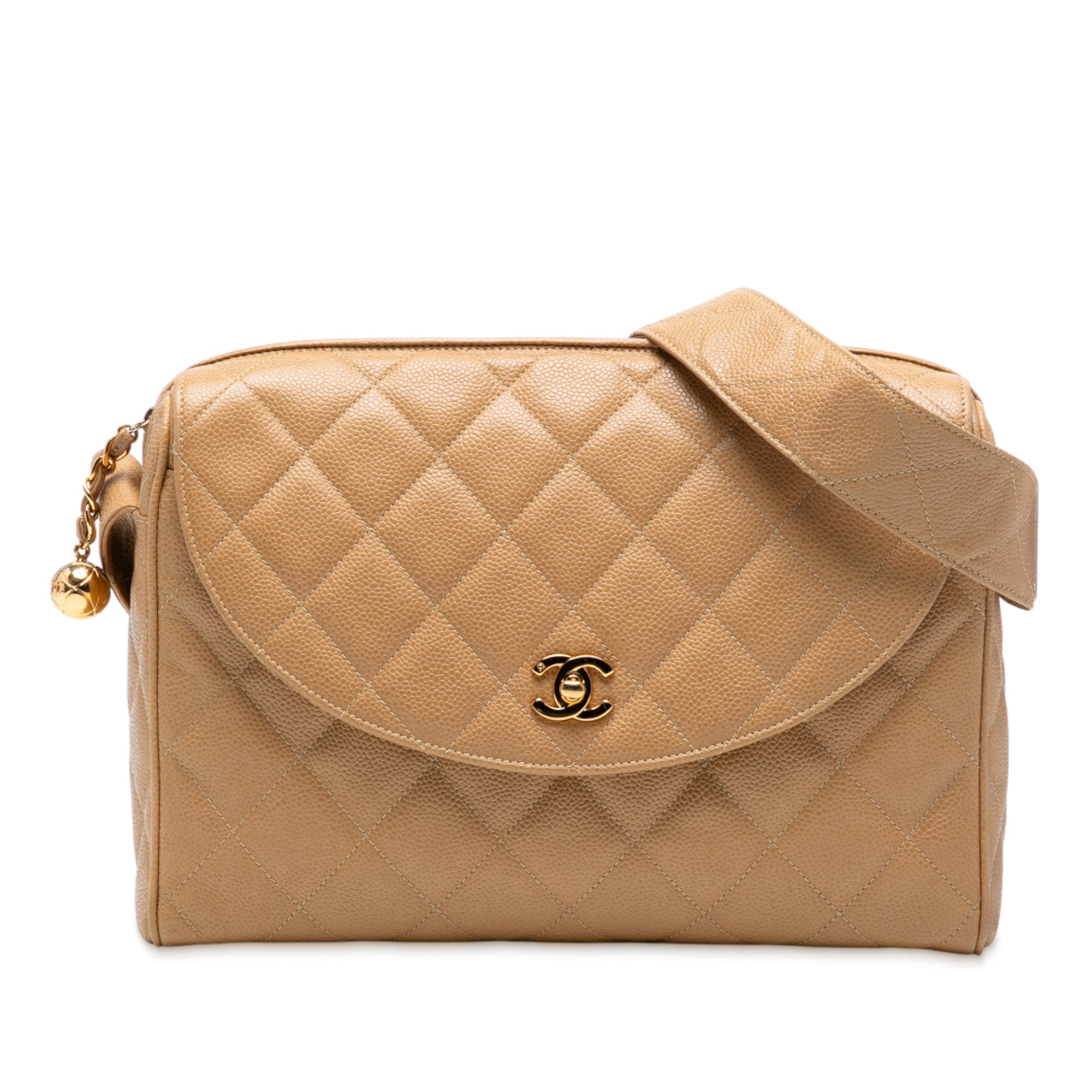 CC Quilted Caviar Camera Bag