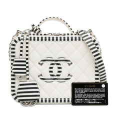 Medium Caviar CC Filigree Vanity Case