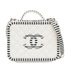 Medium Caviar CC Filigree Vanity Case