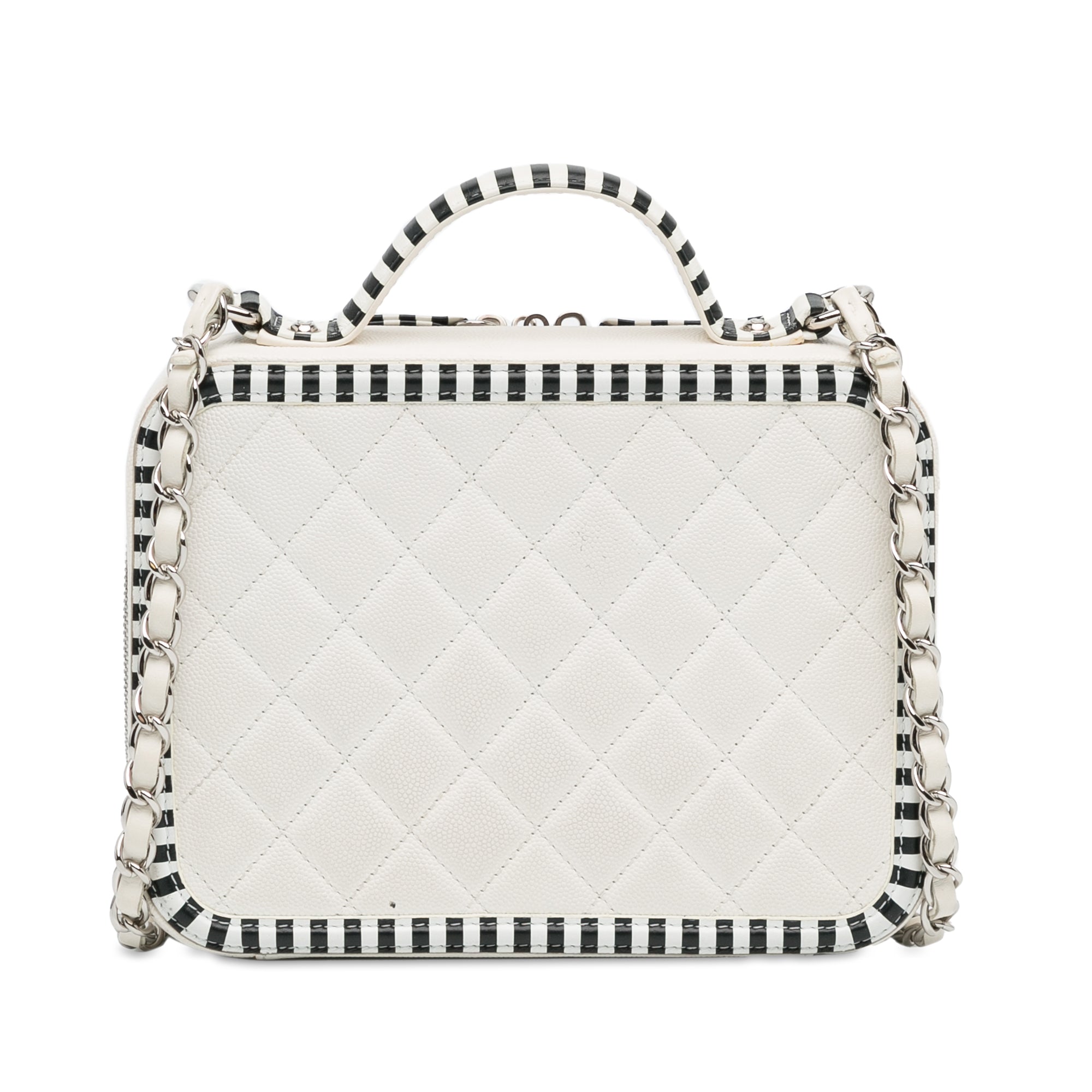 Medium Caviar CC Filigree Vanity Case