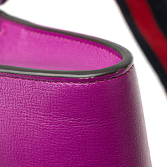 Mini Leather Horsebit 1955 Web Crossbody