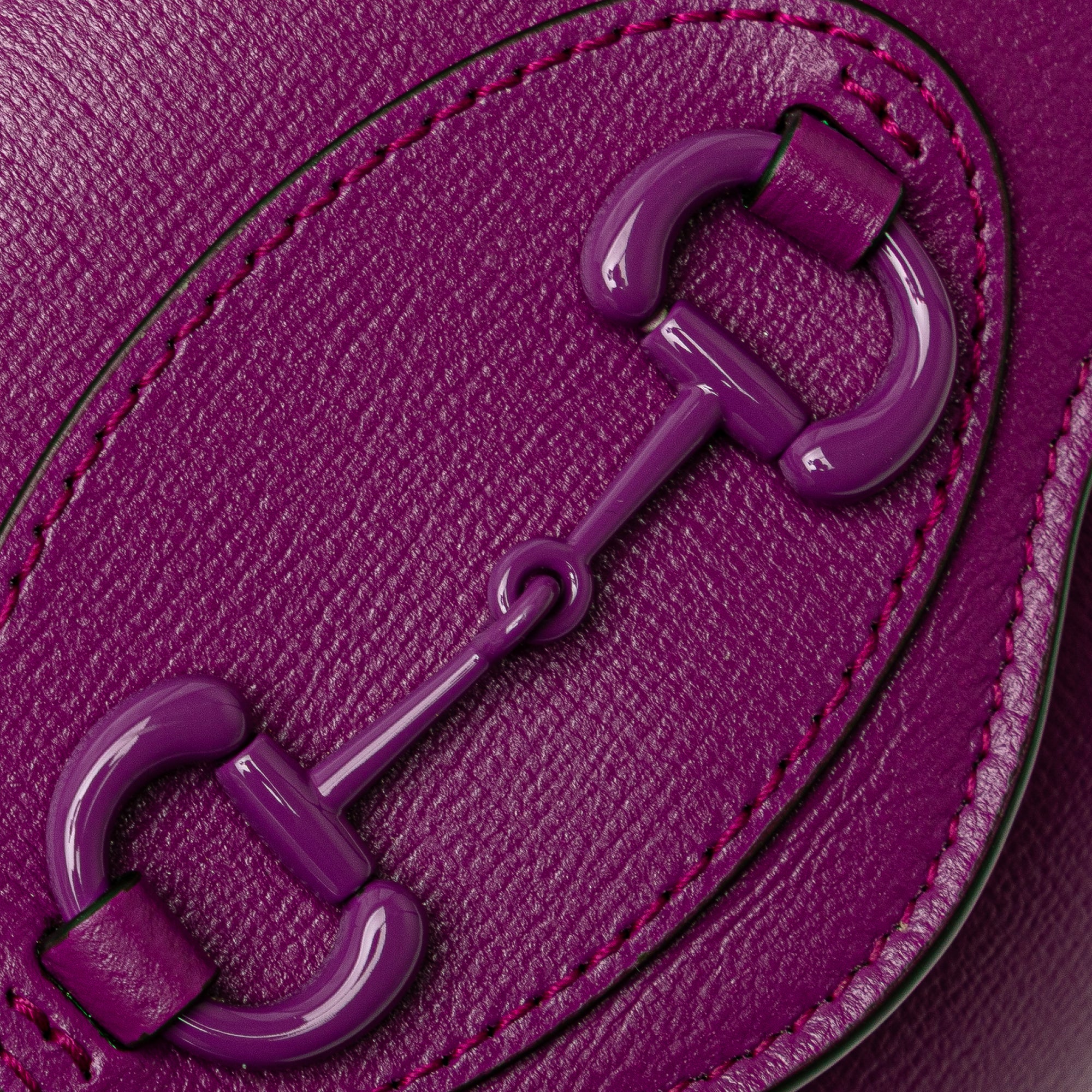 Mini Leather Horsebit 1955 Web Crossbody