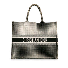 Large Houndstooth Book Tote_0