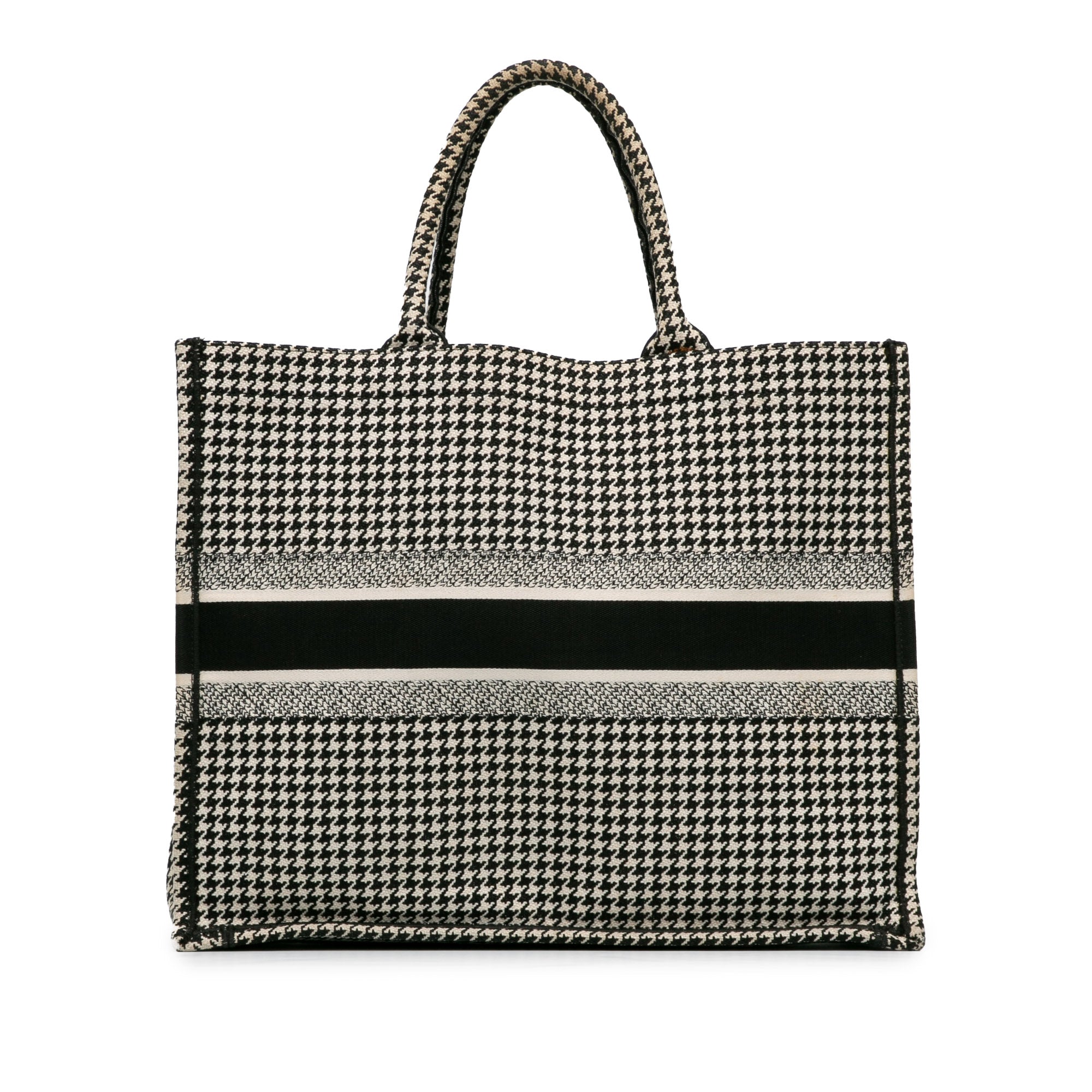 Large Houndstooth Book Tote_2