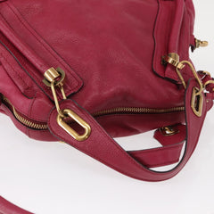 Chloe Paraty Handbag Quilted Leather