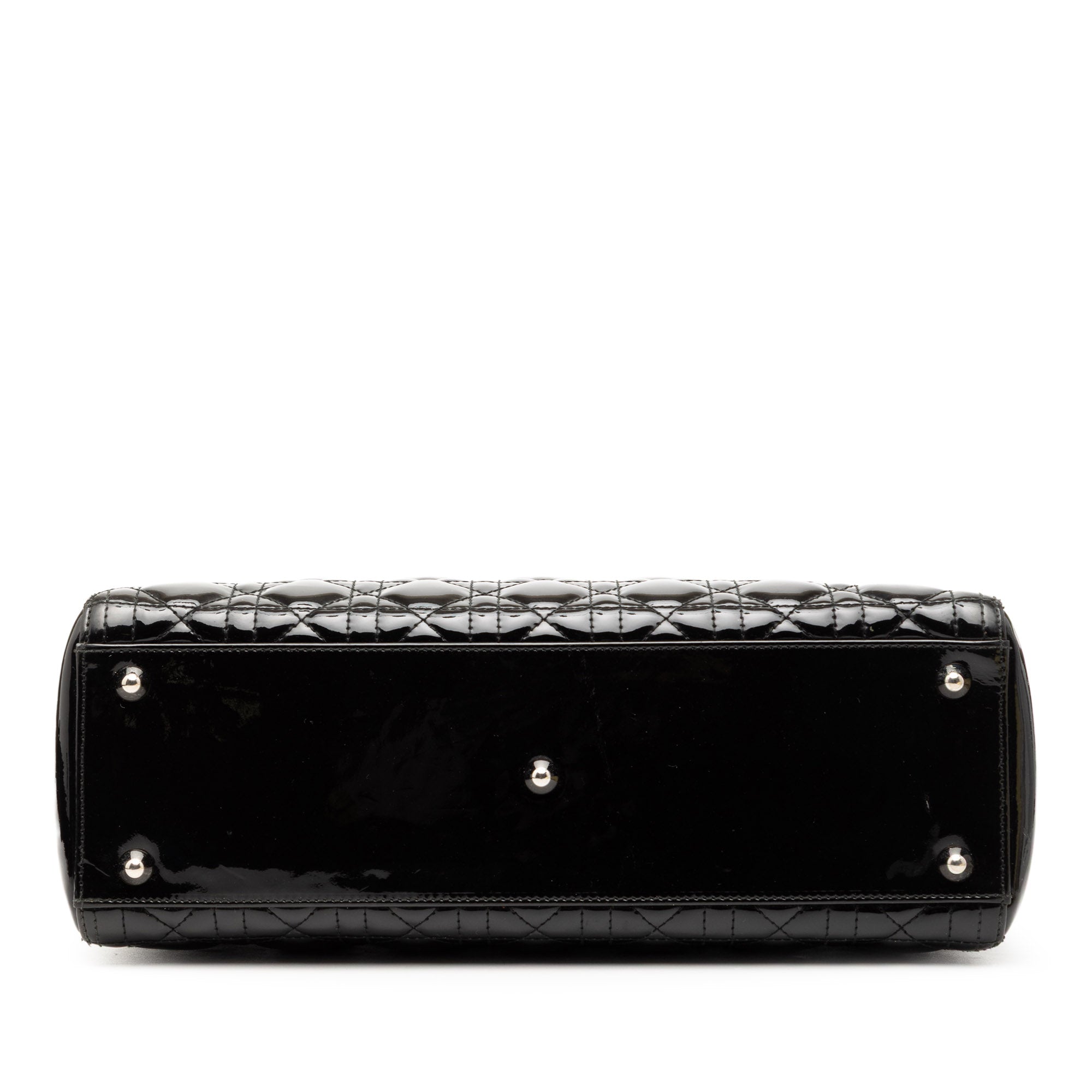 Large Patent Cannage Lady Dior