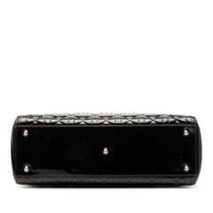 Large Patent Cannage Lady Dior