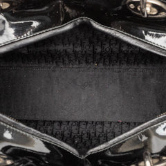 Large Patent Cannage Lady Dior