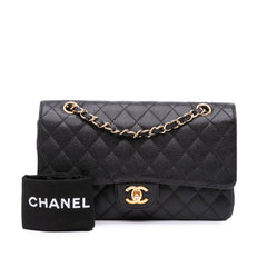 Medium Classic Caviar Double Flap