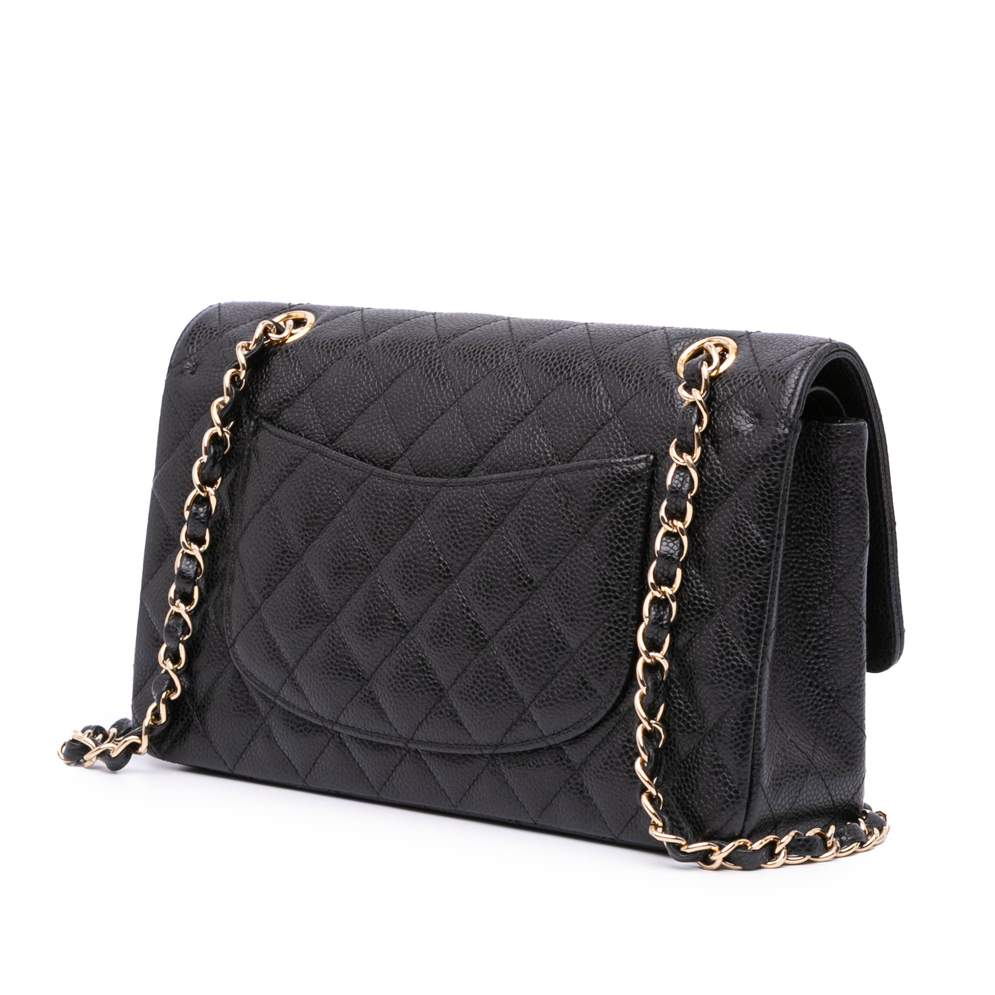 Medium Classic Caviar Double Flap